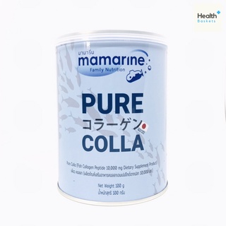 Mamarine PURE COLLA 100g. มามารีน เพียว คอลล่า คอลลาเจนบริสุทธิ์  x 1ถุง