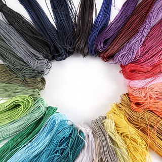 ขายส่ง 66ม * 1ม ไต้หวันขี้ผึ้งด้ายลูกปัดด้ายสร้อยคอสร้อยข้อม…