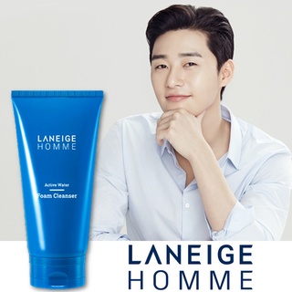 Laneige Homme Active Water Foam Cleanser 150ml คลีนซิ่งโฟมล้างหน้าสูตรพิเศษสำหรับผู้ชายจากเกาหลีของแท้