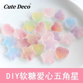 【 น่ารัก Deco 】 น่ารัก จําลอง ความรัก พุดจ์ (10 แบบ) ความรัก พุดจ์ / ห้าดาว พุ่มไม้ เสน่ห์ ปุ่ม Crocs / น่ารัก Jibbitz Croc รองเท้า DIY / วัสดุเรซิน เสน่ห์ สําหรับ DIY