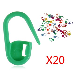 Knitting Crochet Locking Stitch Needle Clip Markers Holder