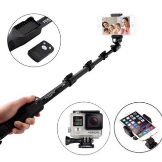 ไม้เซลฟี่มีรีโมทบลูทูธในตัว รุ่น Yunteng Monopod yt-1288