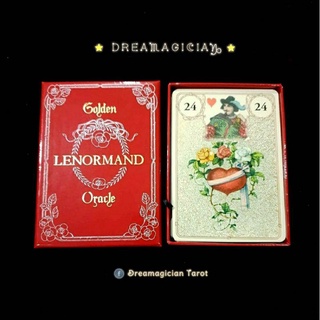 ไพ่เลอนอร์มองด์เคลือบทอง Golden Lenormand Oracle ไพ่ยิปซี ไพ่ทาโร่ต์ ไพ่ออราเคิล Tarot Oracle Lenormand Card Deck