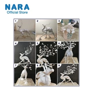 NARA ดินเยื่อกระดาษ ขนาด 500 กรัม (เลือกสี) แห้งได้ไม่ต้องอบ