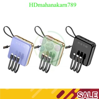 REMAX   แบตเตอรี่สำรองรุ่น RPP-286 ความจุแบตเตอรี่ 10000 mAh ชาร์จเร็ว จอแสดงดิจิตอล LED/ไฟฉาย มาพร้อมสายชาร์จ