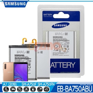 แบตเตอรี่ Samsung Galaxy A7 2018 SM-A750 แบตเตอรี่รุ่น EB-BA750ABUN