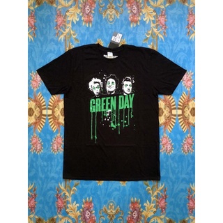 ผ้าฝ้าย 100%🎸GREEN DAY  เสื้อวง Green Day สินค้านำเข้า ลิขสิทธิ์แท้S-3XL