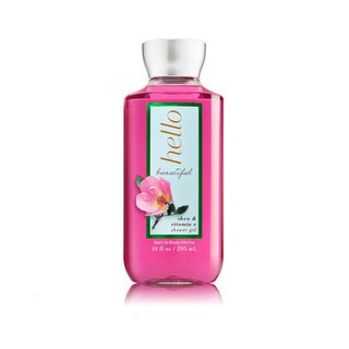 Bath &amp; Body Works กลิ่น hello beautiful เจลอาบน้ำ ผสมน้ำหอม 295ml.