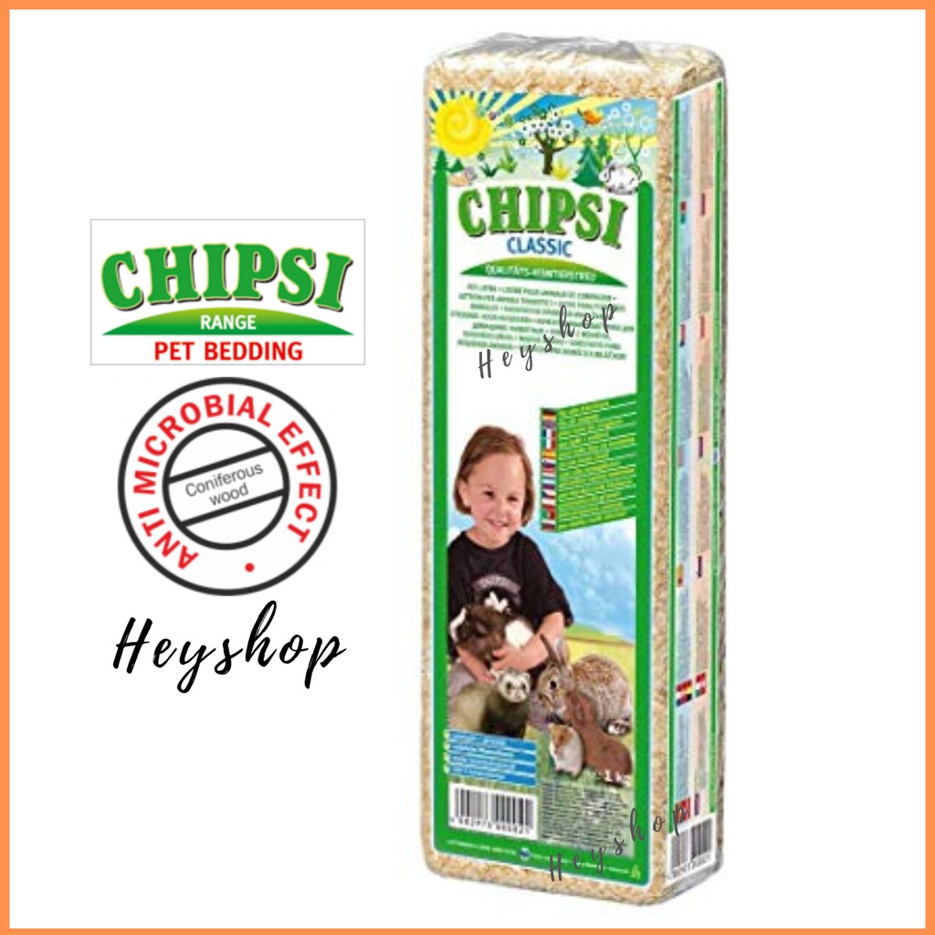 Chipsi Hamster Bedroom Classic - 1kg (15L) ไม้โกนหนวด/ชิป