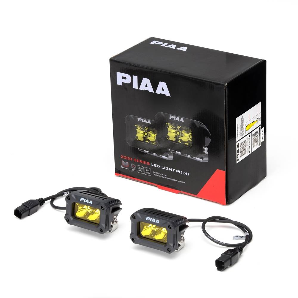 PIAA 2000Series LED Light Pods ION Yellow แสงเหลือง ราคา ถูกที่สุด ดีลบีเคเค