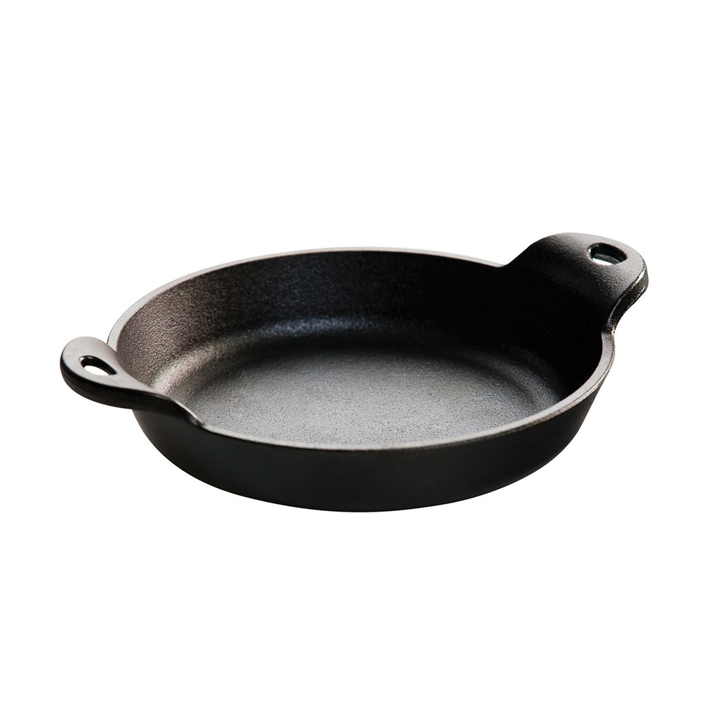 Lodge Cast Iron Round Mini Server กระทะเหล็กหล่อกลมสองหู 0.41ลิตร, 16.21 cm HMSRD