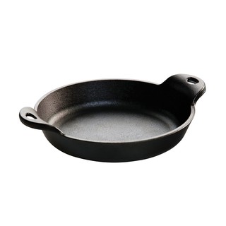 Lodge Cast Iron Round Mini Server กระทะเหล็กหล่อกลมสองหู 0.41ลิตร, 16.21 cm HMSRD