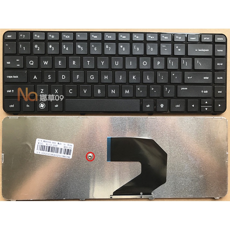 คีย์บอร์ด HP G4-2000 2118TU 2035tu 2005ax 2121TX Q109 2001TX
