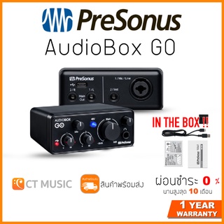 PreSonus AudioBox GO ออดิโออินเตอร์เฟส Audio Interface