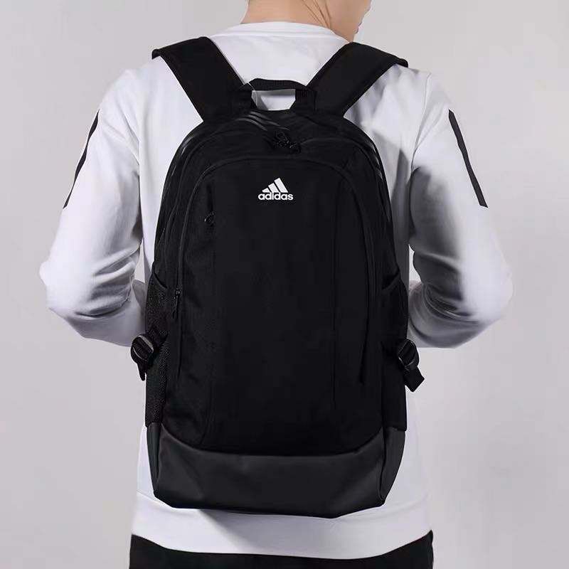 ADIDASกระเป๋าเป้แฟชั่นลำลองสำหรับผู้ชายและผู้หญิงรุ่นใหม่