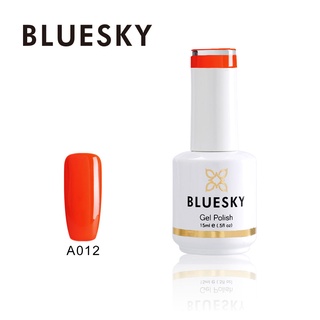 สีเจล Bluesky gel polish A12 สีส้ม