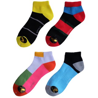 FUN.SOCKS ถุงเท้าสปอร์ตพื้นหนา นุ่ม ยกโหล 12 คู่ ราคาถูกที่สุด