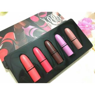 Mac look in a box  🎀🎀 box ลิปแสนสวยจาก Mac ยกเซต 5 สี 2 โทน