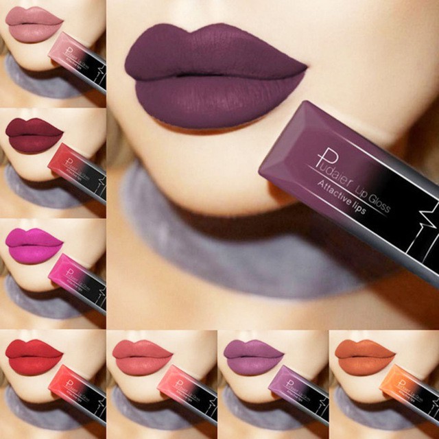 สี ลิปสติกลิปกลอสเนื้อแมทกันน้ำได้ 21 MISS ROSE