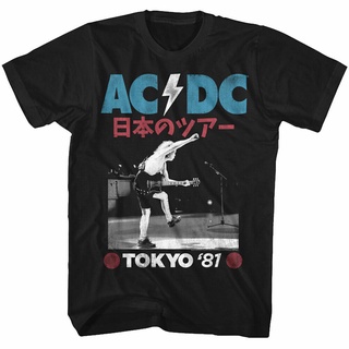 มาใหม่ เสื้อยืด ผ้าฝ้าย พิมพ์ลาย Ac Dc Tokyo 81 แฟชั่นฤดูร้อน