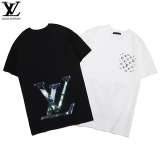 LV เสื้อยืดลายกราฟฟิก