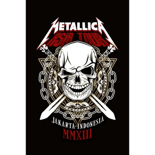 โปสเตอร์Metallica โปสเตอร์เมทัลลิกา โปสเตอร์ วอลเปเปอร์ ตกแต่งผนัง Poster โปสเตอร์วินเทจ โปสเตอร์วงดนตรี