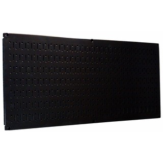 Wall Control : WCT30-HP-1632B* แผ่นเพกบอร์ด 16 x 32" Horizontal Black Metal Pegboard