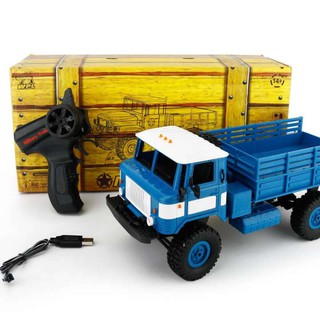 รถบังคับวิทยุ รถกระบะบังคับ รถบรรทุกของ Remote Control Military Truck 4 Wheel Drive Off-Road