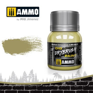 Ammo By MIG - AMIG0617 DRYBRUSH Medium German Yellow