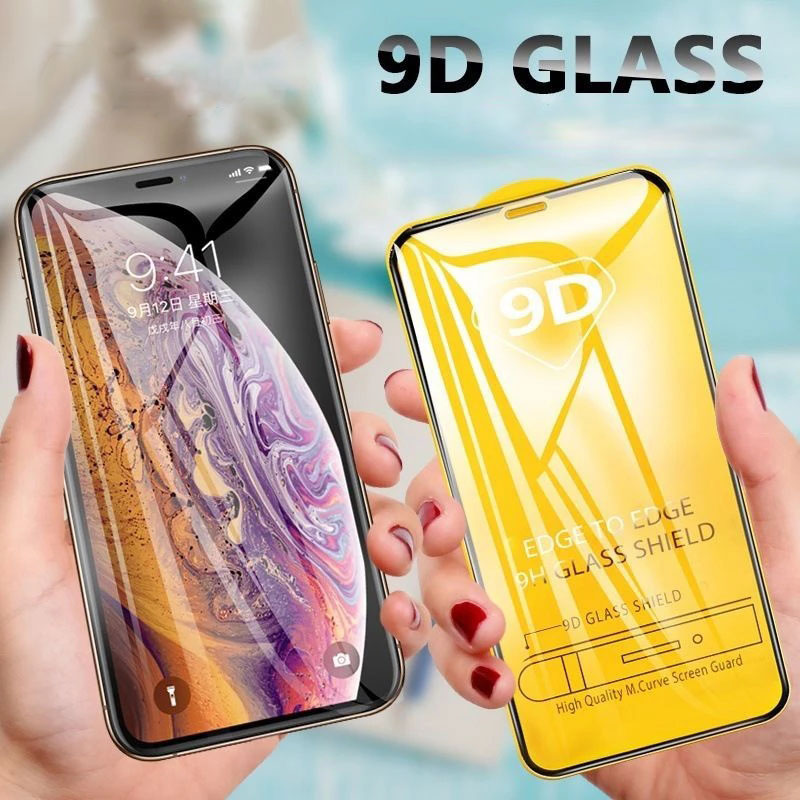 9D ฟิล์มกระจก เต็มจอ iPhone iP 17 Air 16E 16 15 14 13 12 11 Pro Mini 7 8 Plus X Xs Max Xr 6 6s Plus 