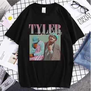 Tuxinhe ขายดี เสื้อยืด ผ้าฝ้าย พิมพ์ลาย Tyler The Creator สไตล์คลาสสิก แฟชั่นฤดูร้อน สําหรับคู่รักS-5XL