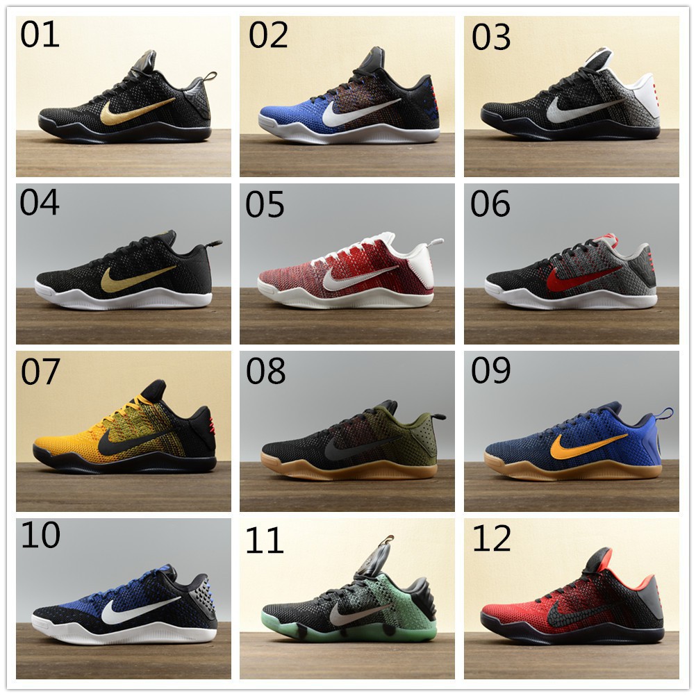 Nike Original Kobe 11 Elite Low Hyper Grape รองเท้าผ้าใบลําลองสําหรับผู้ชาย  12 สี | Shopee Thailand