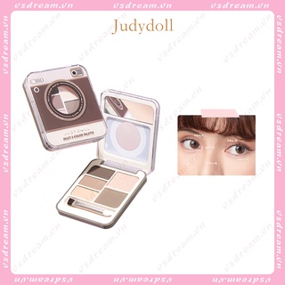 [สินค้าใหม่] Judydoll Judydoll พาเลตต์อายแชโดว์ โพลารอยด์ เนื้อแมตต์ ไฮกลอส สามมิติ สําหรับแต่งหน้า