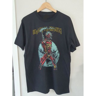 เสื้อยืดโอเวอร์ไซส์Iron Maiden เสื้อยืด T-shirtS-3XL