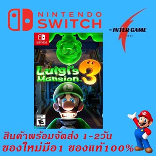 Luigis Mansion 3  (เกมส์ Nintendo Switch)(ตลับเกมส์Switch)(แผ่นเกมส์Switch)(ตลับเกมส์สวิต) (Switch GAMES )(เกมส์ Switch