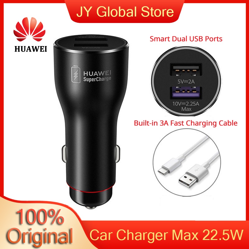 HUAWEI CP36 SuperCharge Car Charger(Max 22.5W SE) For Huawei P40 Honor X10 Honor 30 Lite Honor Play4 Honor Play4t P00