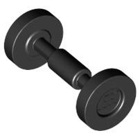 [Wheel] ชิ้นส่วนเลโก้ Lego Part Wheel Skateboard / Trolley (2496, 88423) ราคา/ชิ้น