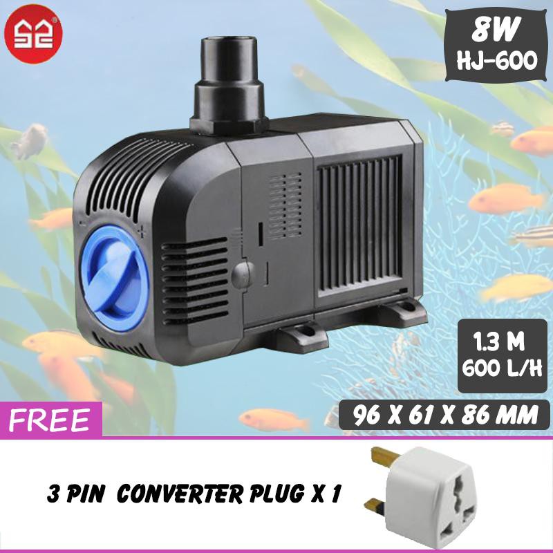 SUNSUN (7W, 8W, 20W, 25W, 35W, 45W, 55W) ปั๊มน้ําไฟฟ้า Super Silent Aquarium Pam Air Akuarium Ikan