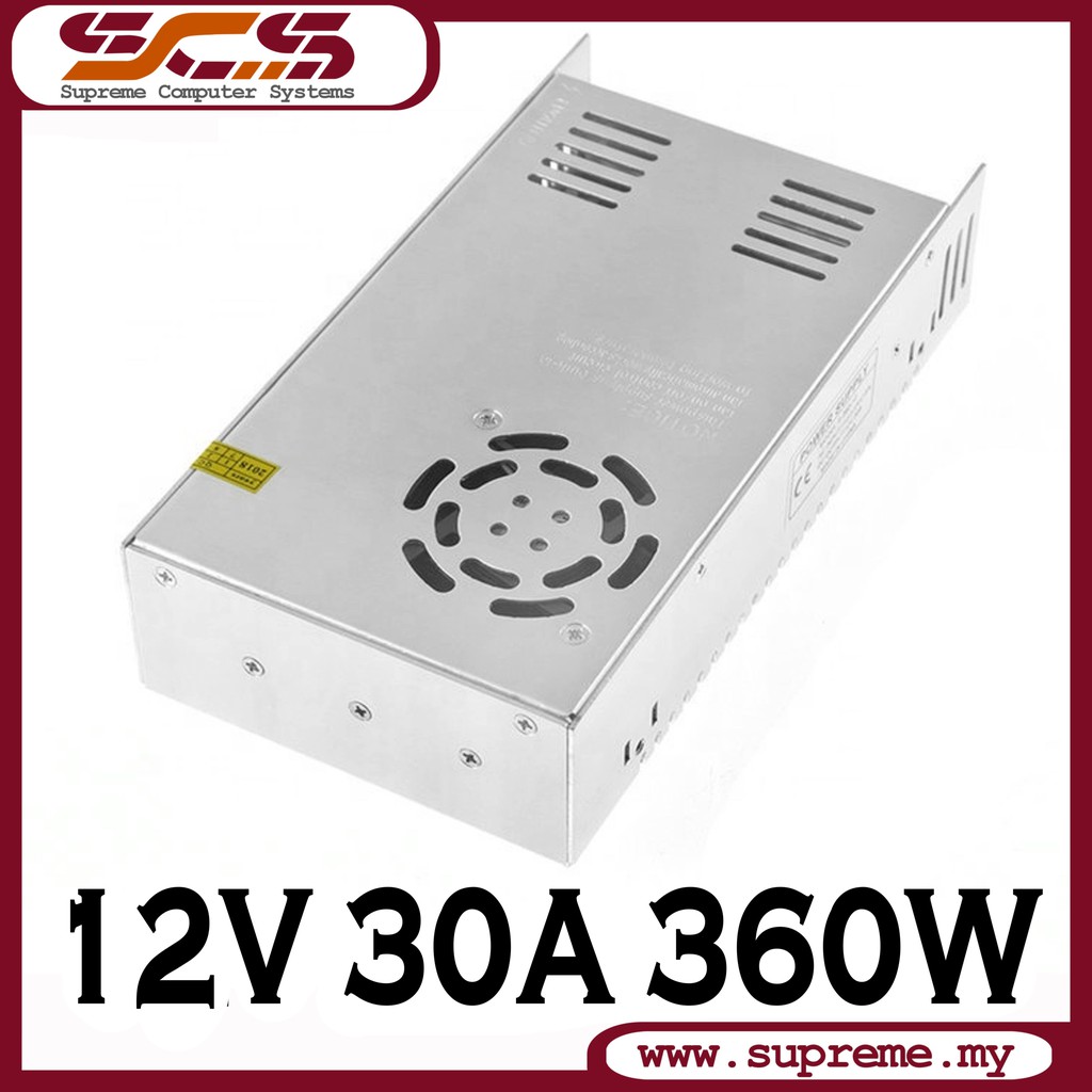 คุณภาพสูง 12V 40A 480W 12V 30A 360W Switching Power Supply AC100/240V สําหรับ LED