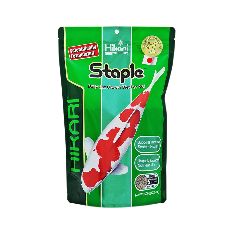 Hikari Staple Koi Food เม็ดเล็ก 500g
