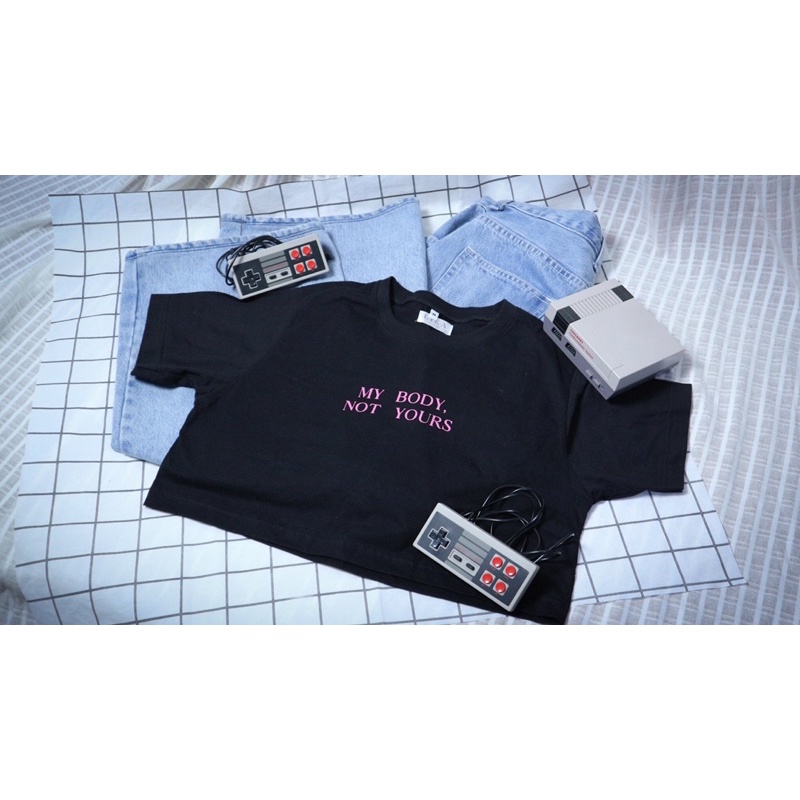 เสื้อยืด my body,not yours