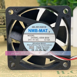 พัดลมระบายความร้อน NMB 24V 2406KL-05W-B59 FANUC FANUC 6015