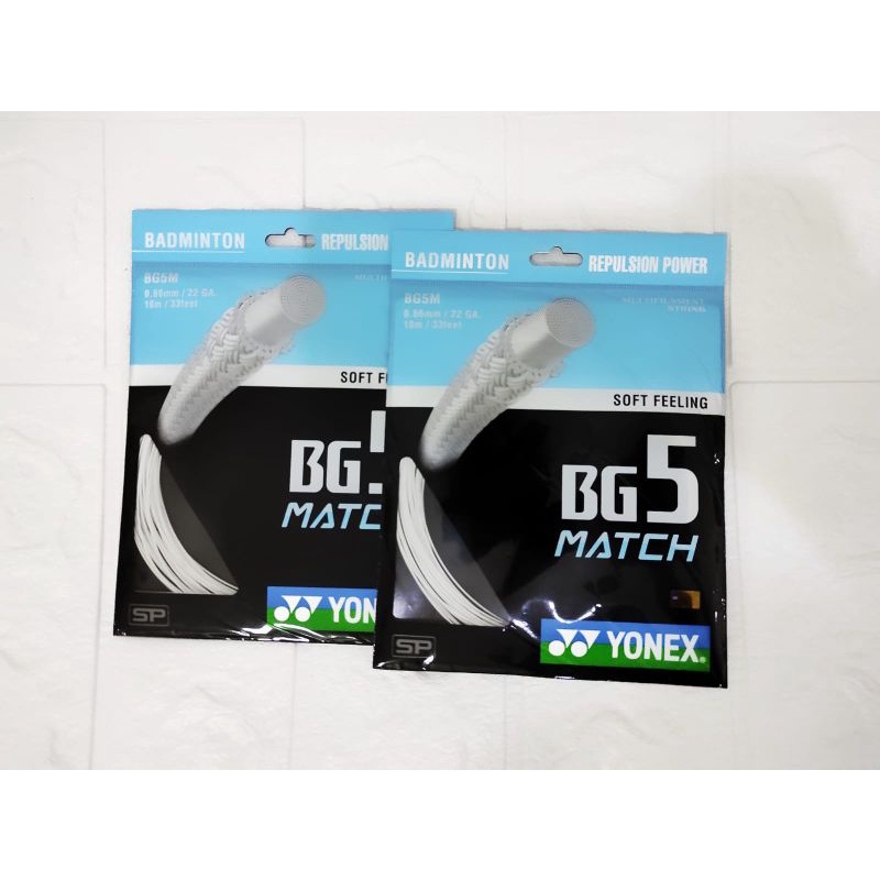 ต้นฉบับ BG5 MATCH SP STRINGS / YONEX BADMINTON STRING BG 5 MATCH ต้นฉบับ