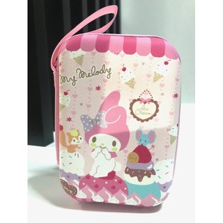 MY MELODY 2H กล่องใส่ Pwb, HDD , หูฟัง , เอนกประสงค์, Size L ลาย MY MELODY งานดี evaกันกระแทก ขนาด13.5x9.5x3.5cm PMYL