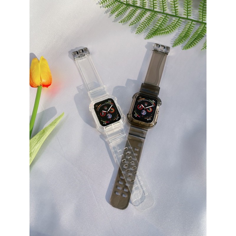 (พร้อมส่ง)สายใส apple watch ขนาด38/40,42/44mm.