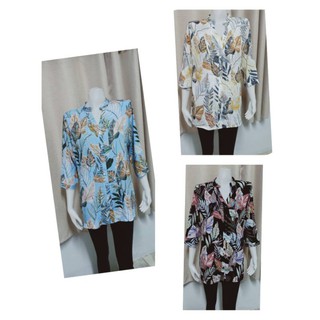 เสื้อผู้หญิงผ้าสปันแขน 4 ส่วน