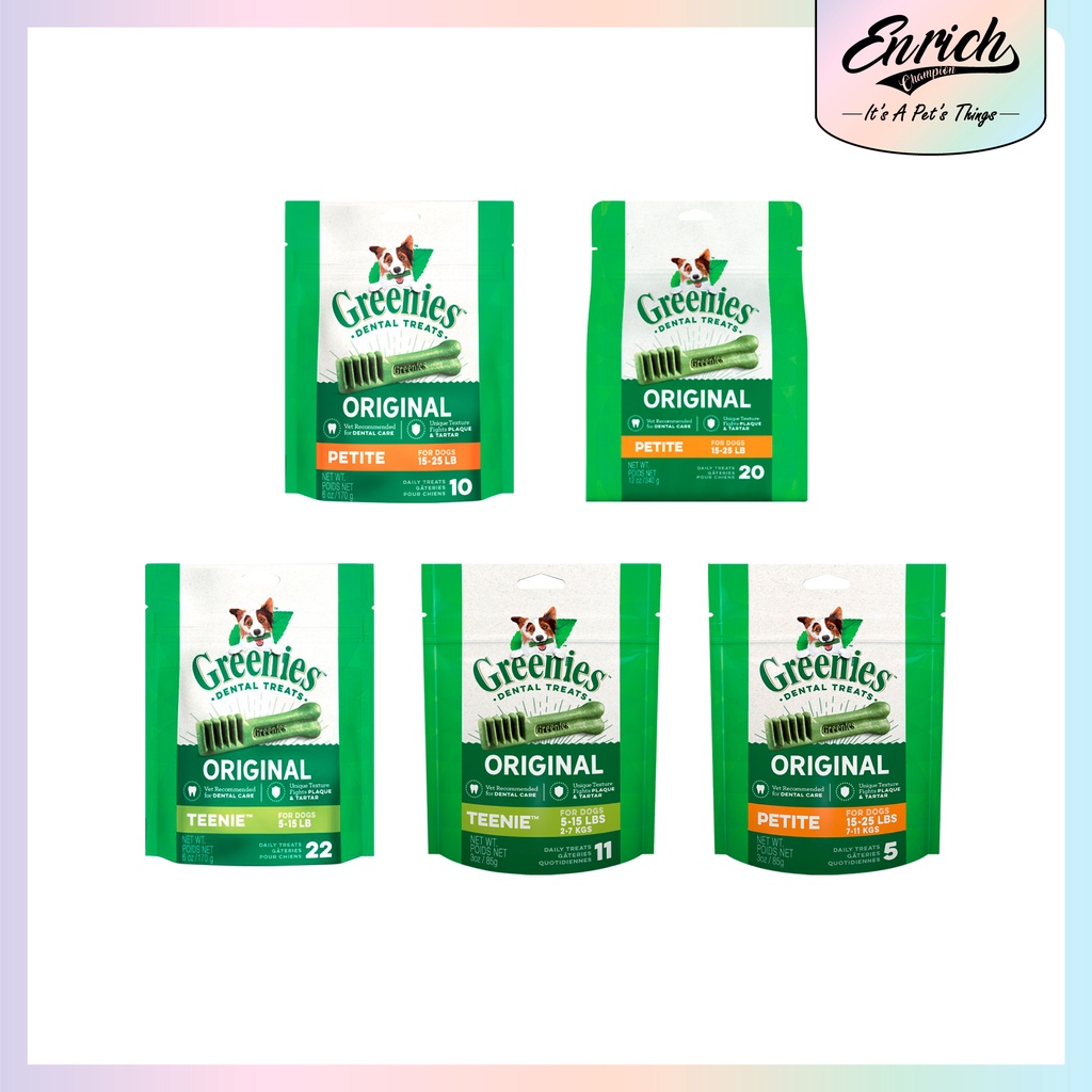 Greenies Dog Dental Treats 85gm / 170gm / 340gm