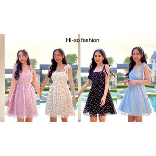 H676 เดรสสั้น ผ้าชีฟอง Hi-so fashion