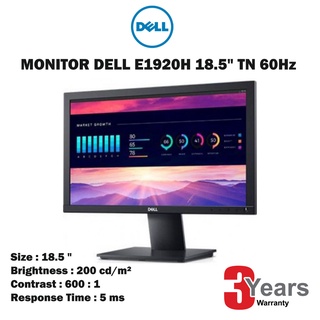 COMMERCIAL LEVEL LCD-Runrate Dell Monitor E1920H, 18.5"