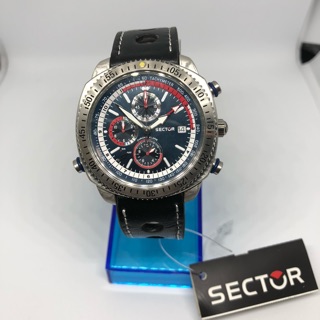 SECTOR270 Alarm Chronograph Sport 100m date quartz sapphire by Swiss